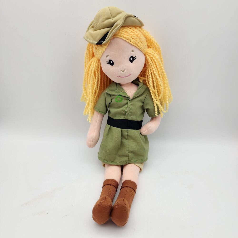 The Petting Zoo Recycling Plush Doll Stuffed Toy 17” Blonde Hair Safari 2019